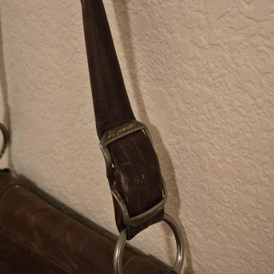 Vintage Brown Leather Purse