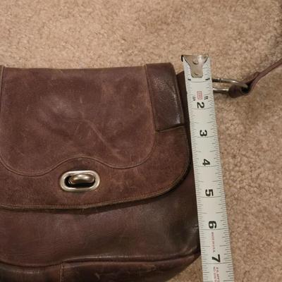 Vintage Brown Leather Purse