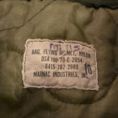 Vintage US Military Pilot's Helmet Bag
