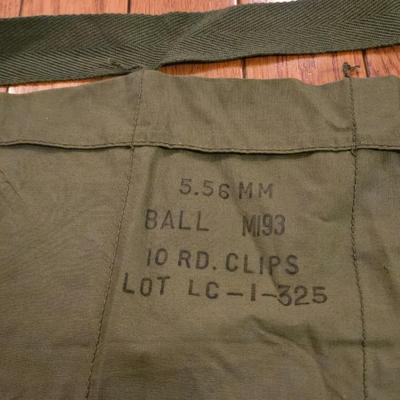 Vintage US Military Bandoleer Ammo Belt