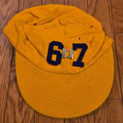 Vintage US Military Yellow 67 G Rally Cap
