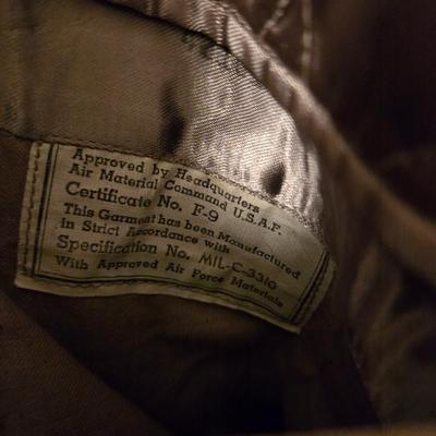 Vintage US Military Air Force Tan Suit