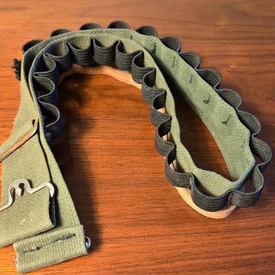 Vintage US Military Ammo Belt