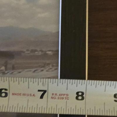 Vintage US Military Framed Plane Photo