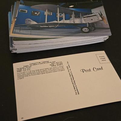 Vintage US Military Plane Post Cards, Shuttle Pictures, and Book