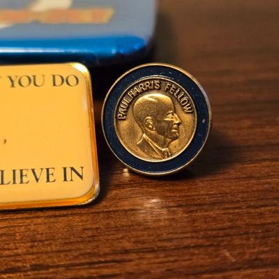Vintage Pins and Coins
