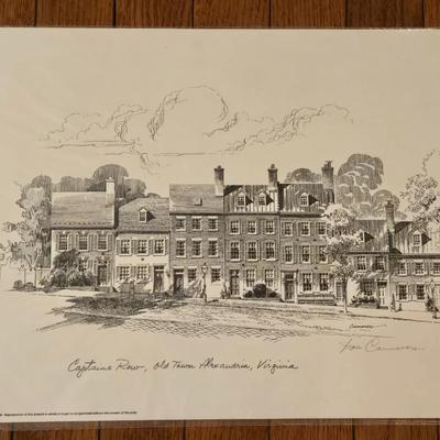 (2) Pencils Signed Don Cannavaro Prints