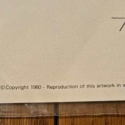 (2) Pencils Signed Don Cannavaro Prints