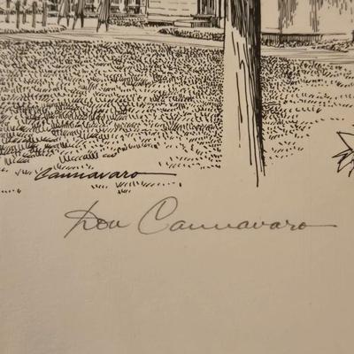 (2) Pencils Signed Don Cannavaro Prints