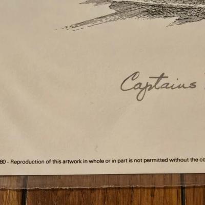(2) Pencils Signed Don Cannavaro Prints