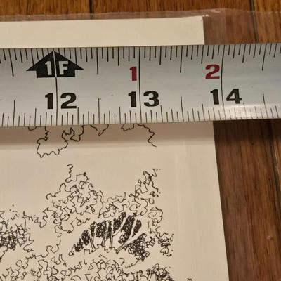 (2) Pencils Signed Don Cannavaro Prints