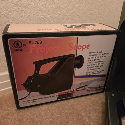 Vintage Projector and Projector Scope