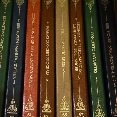 Franklin Mint 100 Greatest Recordings of All Time Albums