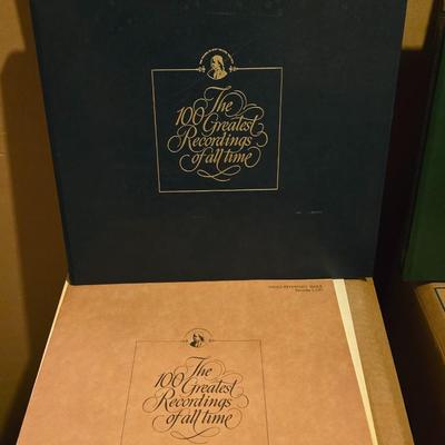 Franklin Mint 100 Greatest Recordings of All Time Albums