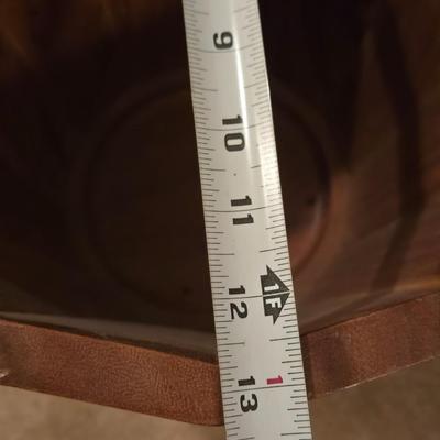Vintage Wood Trash Can