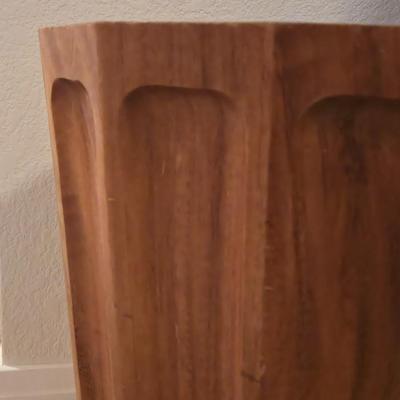 Vintage Wood Trash Can