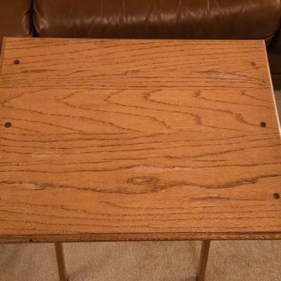 Set of 2 Wood TV Trays