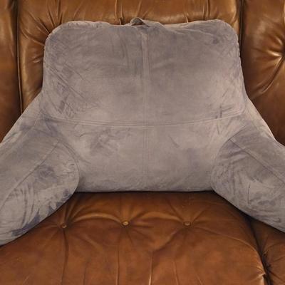 Blue Micro Suede Cushion