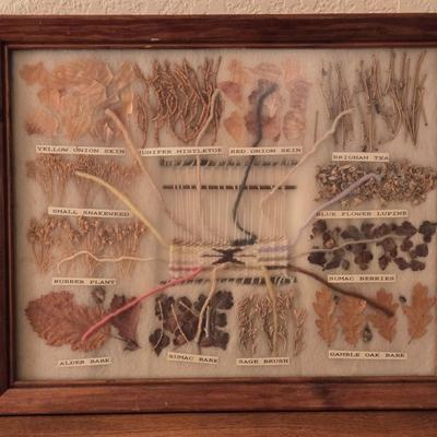 Navajo Dye Chart Artwork