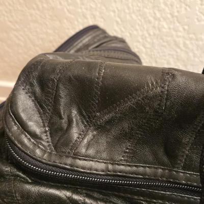 Vintage Leather Duffle Bag