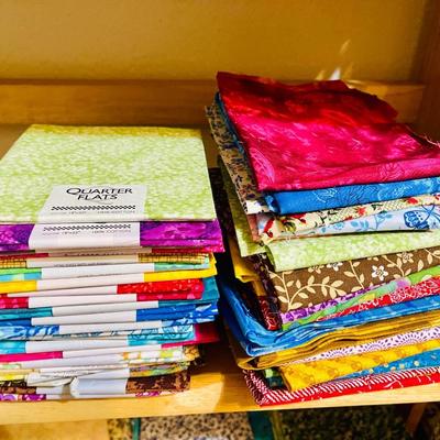 Lot 1 of Quilting and Fat Quarters