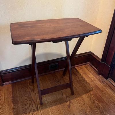 Wooden TV Trays With Stand (LR-MG)