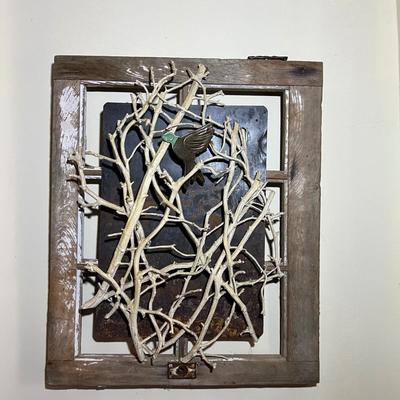 Reclaimed Mixed Media Wall Hanging (FE-RG)