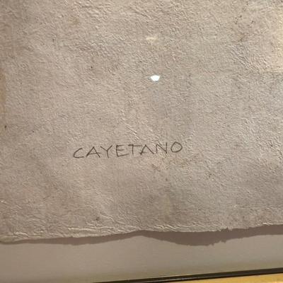 Mark Calderon “Cayetano” Pyrograph Print (DR-MK)
