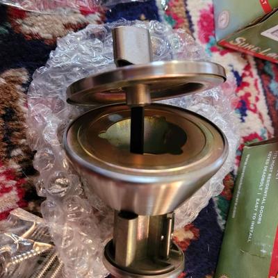 2 New in the Box brass deadbolt cylinders