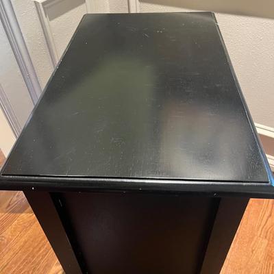 Painted Wooden Footed Cabinet (DR-MG)