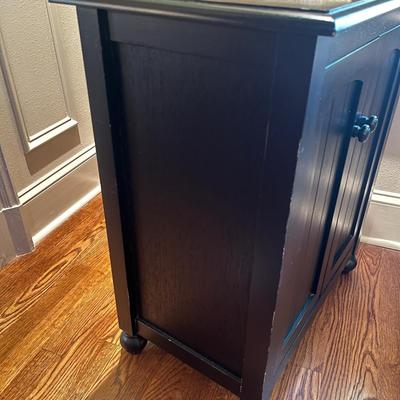 Painted Wooden Footed Cabinet (DR-MG)