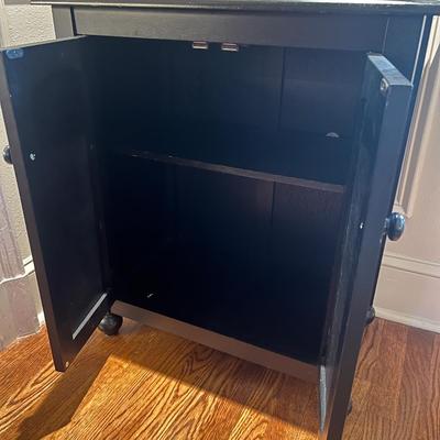 Painted Wooden Footed Cabinet (DR-MG)
