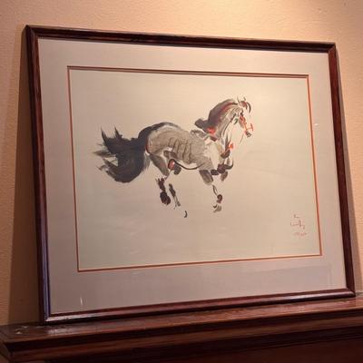 “Cheval” by Kaiko Moti Lithograph Print (SW-DZ)