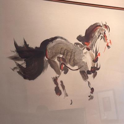 “Cheval” by Kaiko Moti Lithograph Print (SW-DZ)