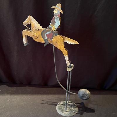 Pendulum Metal Cowboy on Bucking Horse (DR-RG)