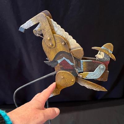 Pendulum Metal Cowboy on Bucking Horse (DR-RG)