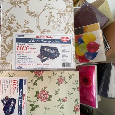 Photo boxes and albums