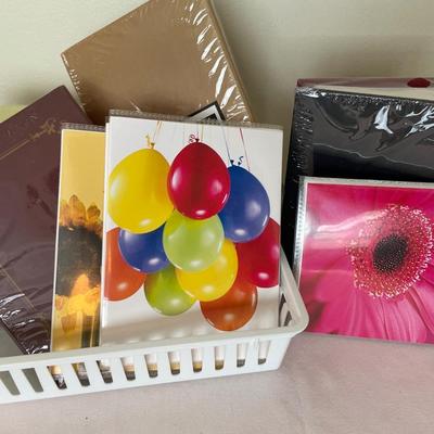 Photo boxes and albums