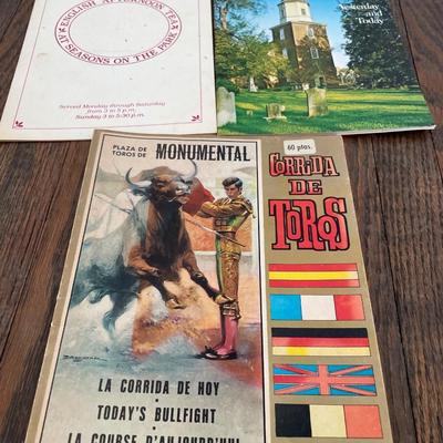 Visitors brochures to churches and halls