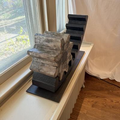 Ken Baskin “Gear and Sprocket” Sculpture (DR-MK)