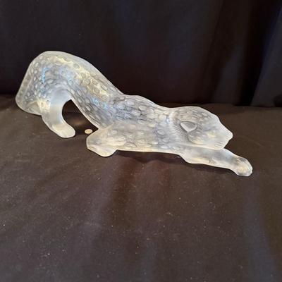 Lalique Zeila Panther Frosted Figurine (DR-MK)