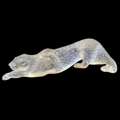 Lalique Zeila Panther Frosted Figurine (DR-MK)