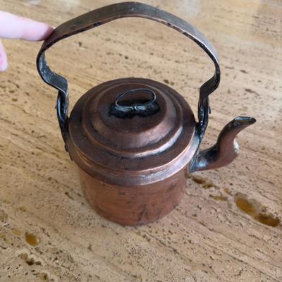 K1029 Antique Copper Tea Kettle
