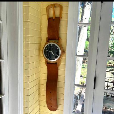 Wood Turned Seth Thomas Watch Sculpture by Jim Renauer (LR-MG)