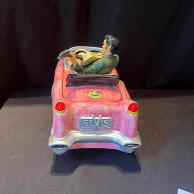 Elvis Ceramic Pink Cadillac Cookie Jar by Vandor (BP-MG)