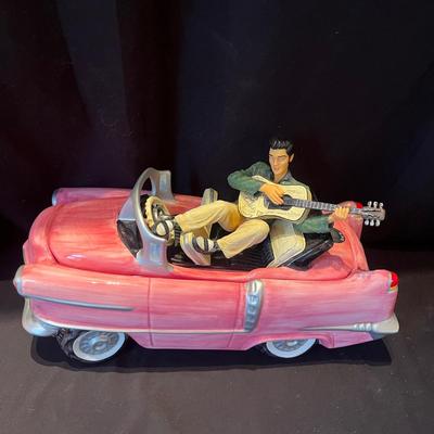 Elvis Ceramic Pink Cadillac Cookie Jar by Vandor (BP-MG)