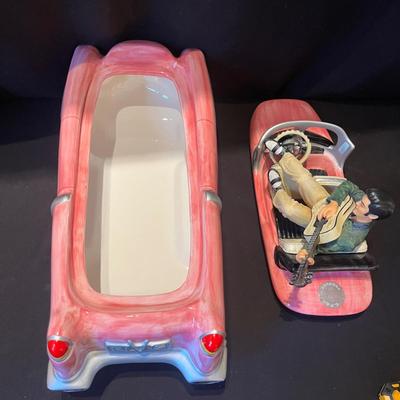 Elvis Ceramic Pink Cadillac Cookie Jar by Vandor (BP-MG)
