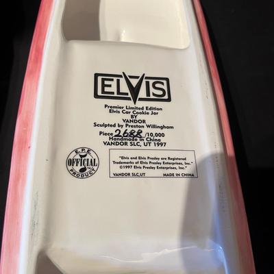 Elvis Ceramic Pink Cadillac Cookie Jar by Vandor (BP-MG)