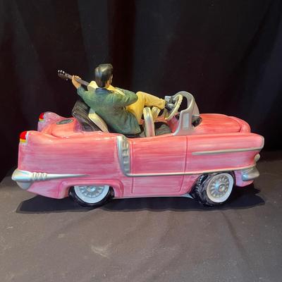 Elvis Ceramic Pink Cadillac Cookie Jar by Vandor (BP-MG)