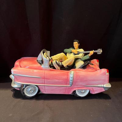 Elvis Ceramic Pink Cadillac Cookie Jar by Vandor (BP-MG)